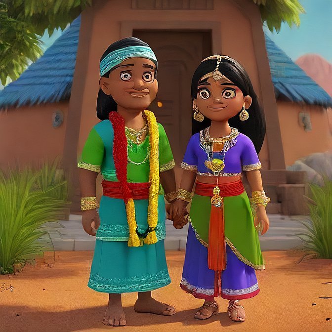 3D cartoon character art